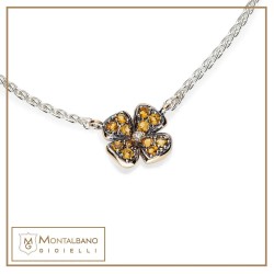 Collana piccola medievale giuggiola gialla